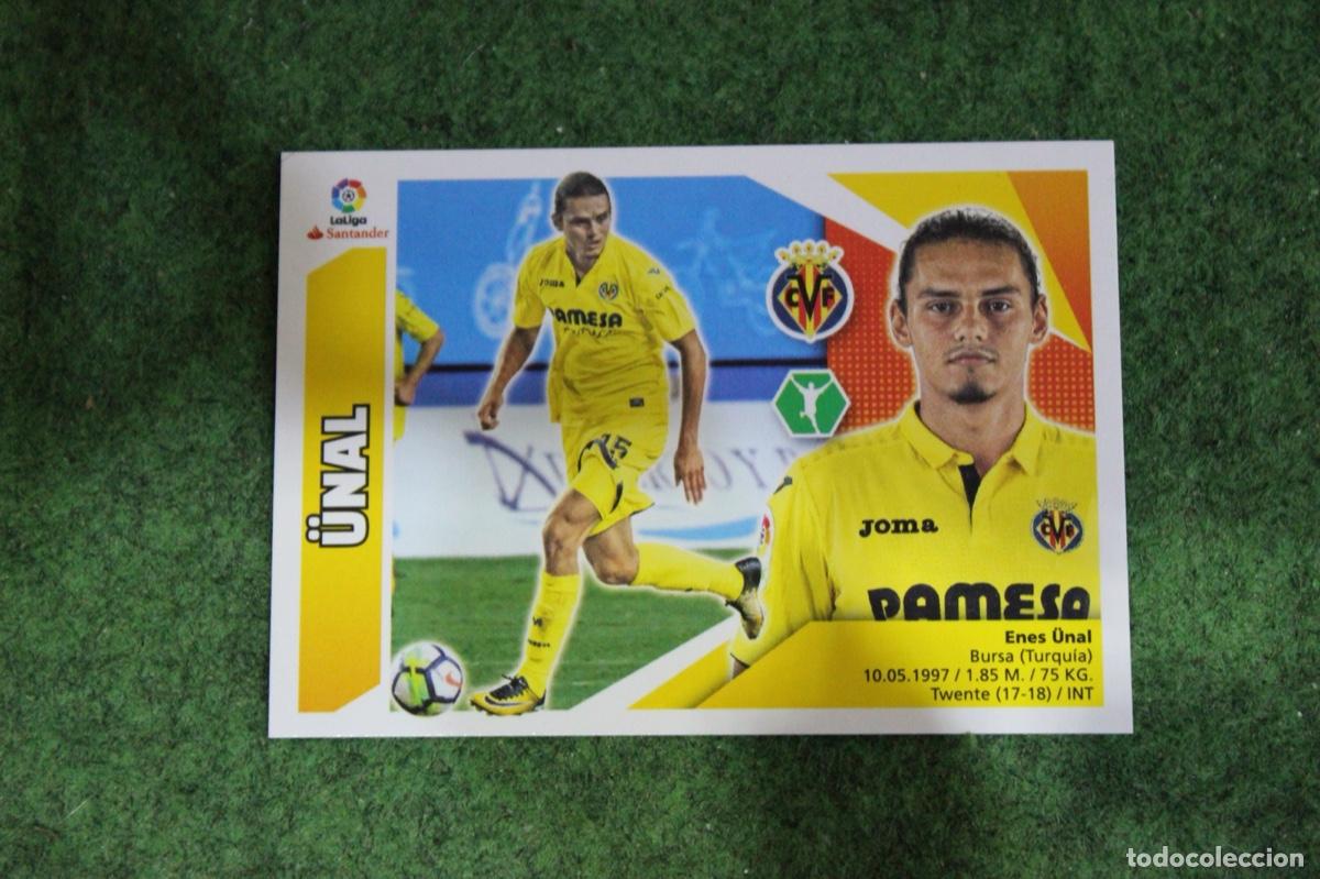 Cromos de f&uacute;tbol: 15 BIS &Uuml;NAL VILLARREAL CF COLOCA LIGA ESTE 2017-18 2017 2018 17 18 LALIGA SANTANDER