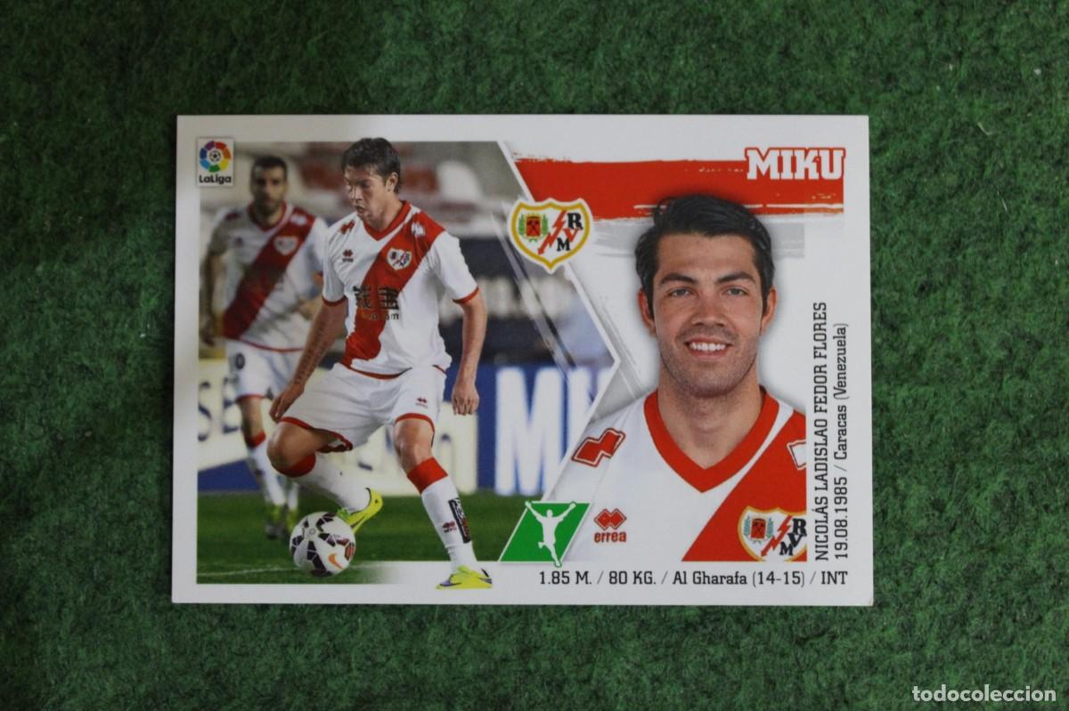 Cromos de f&uacute;tbol: 19 MIKU RAYO VALLECANO LIGA ESTE PANINI 2015 2016 LIGA BBVA