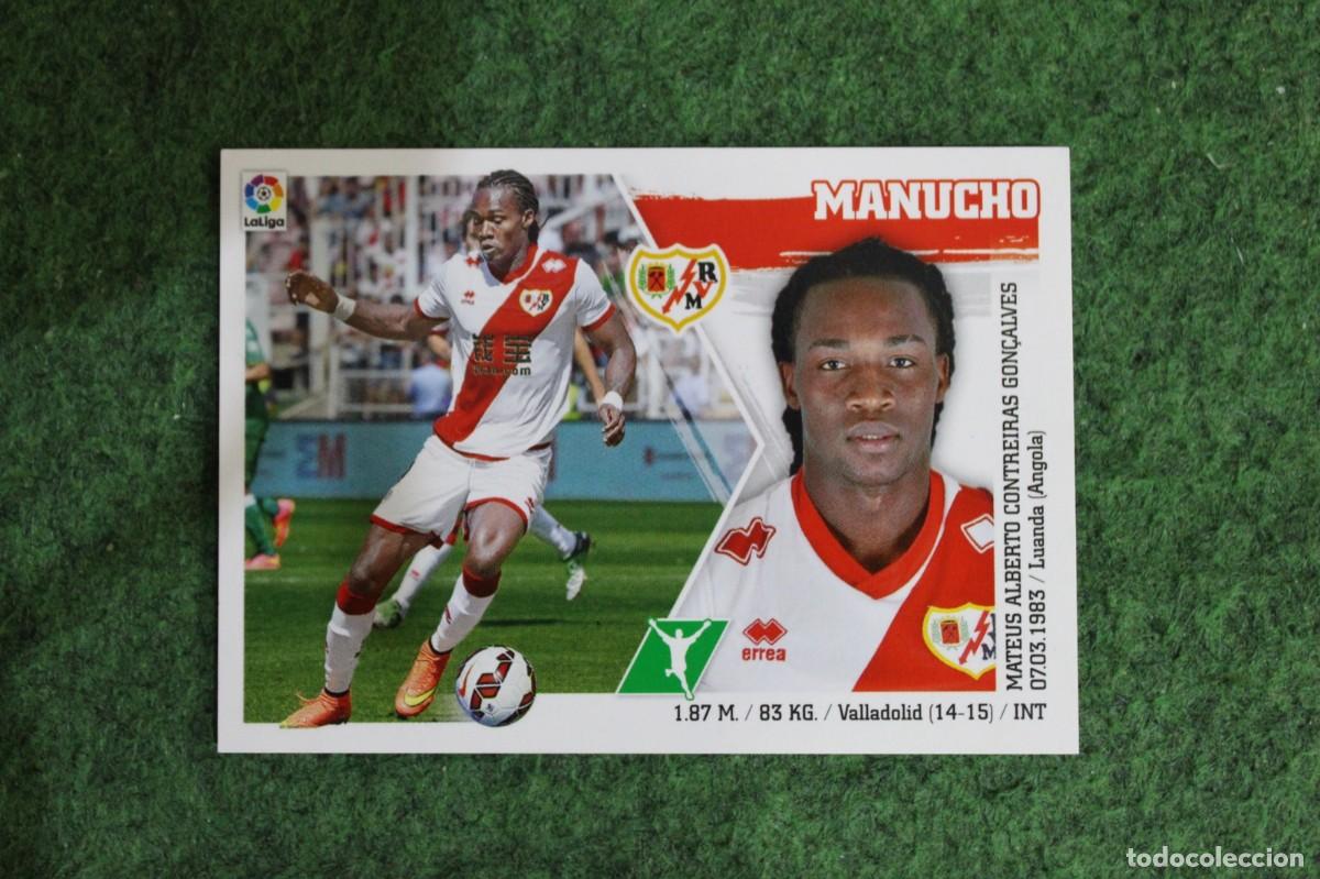 Cromos de f&uacute;tbol: 20 MANUCHO RAYO VALLECANO LIGA ESTE PANINI 2015 2016 LIGA BBVA