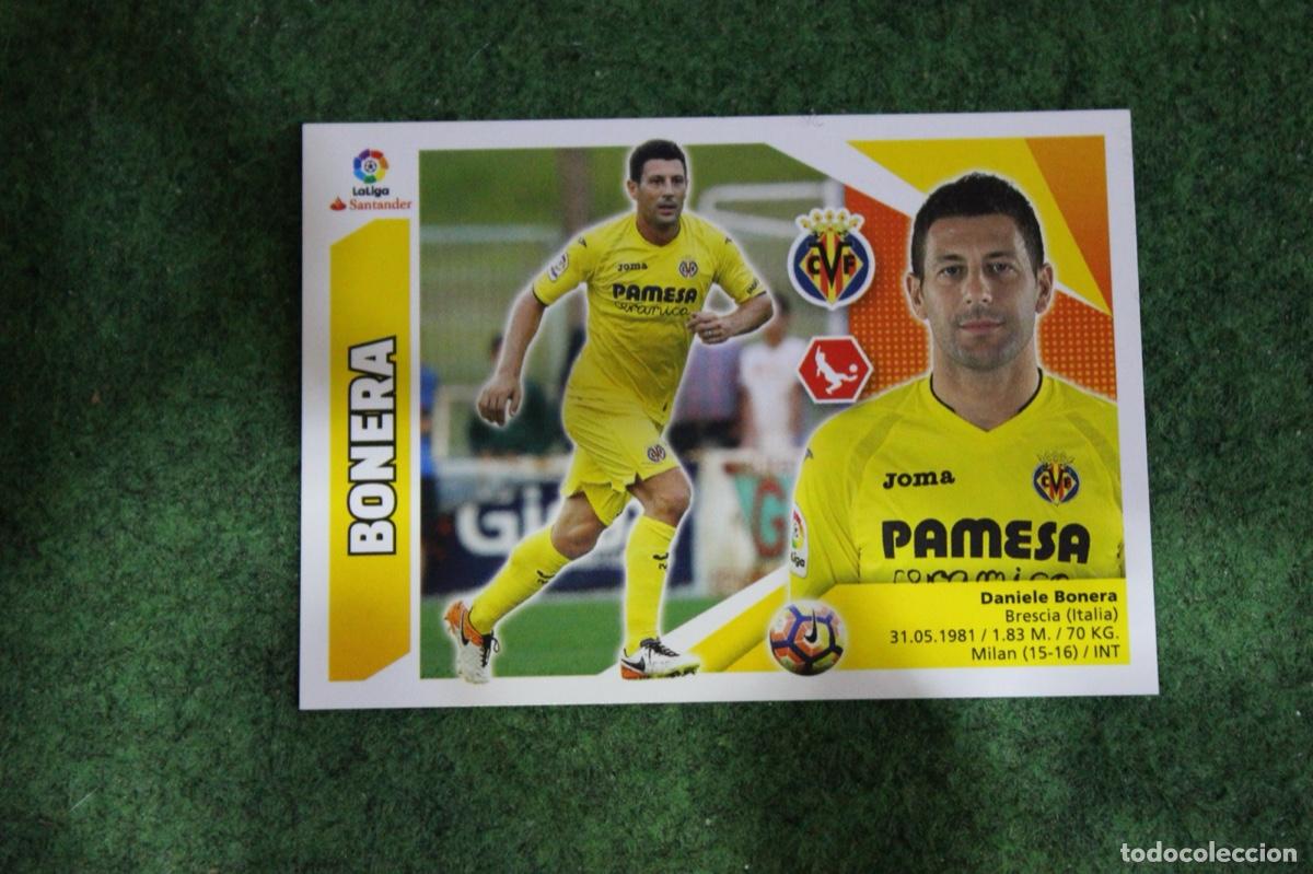 Cromos de f&uacute;tbol: 6A BONERA VILLARREAL CF LIGA ESTE 2017-18 2017 2018 17 18 LALIGA SANTANDER