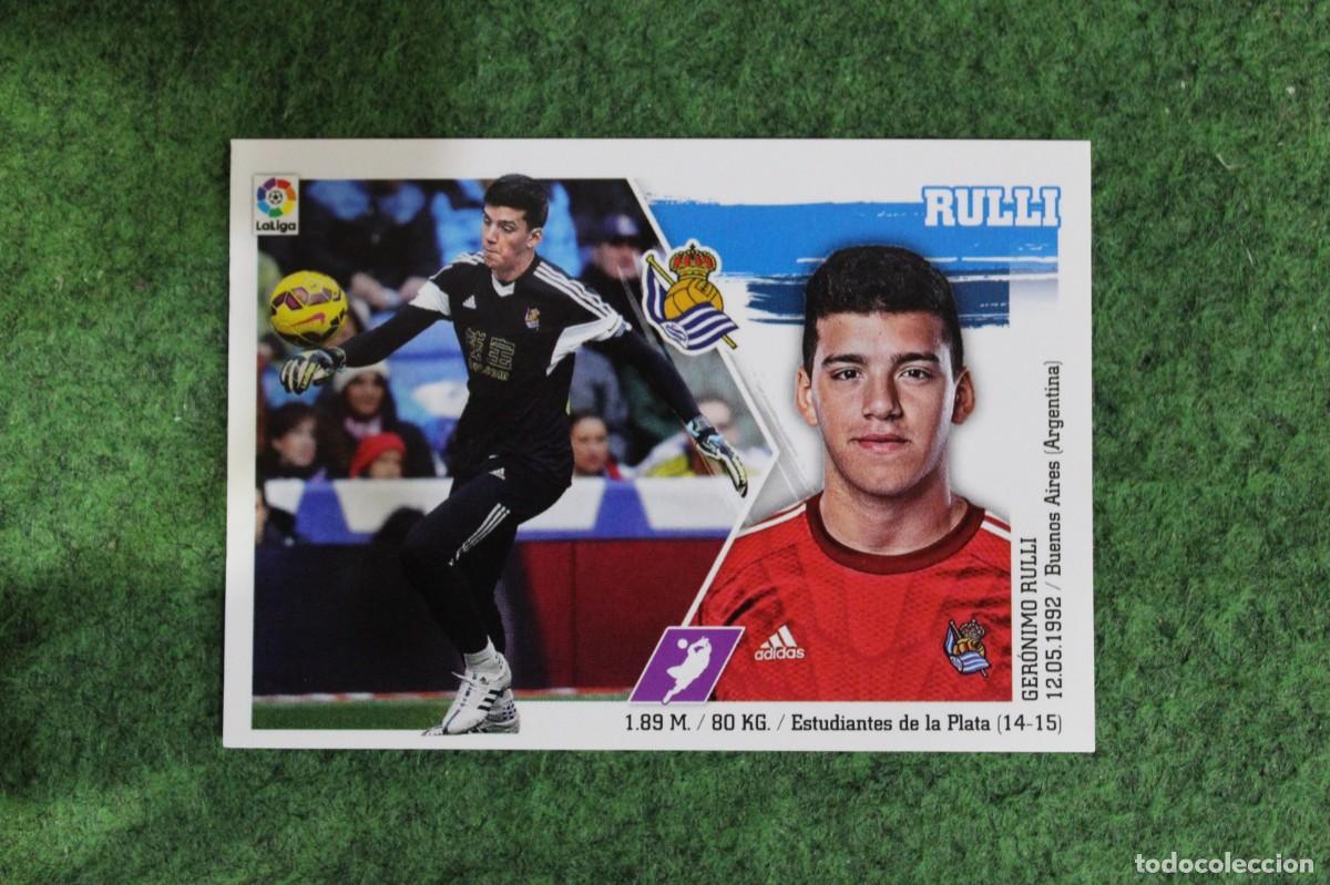 Cromos de f&uacute;tbol: 3 RULLI REAL SOCIEDAD LIGA ESTE PANINI 2015 2016 LIGA BBVA