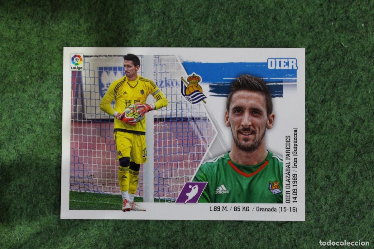 Cromos de f&uacute;tbol: 4 BIS OIER COLOCA REAL SOCIEDAD LIGA ESTE PANINI 2015 2016 LIGA BBVA
