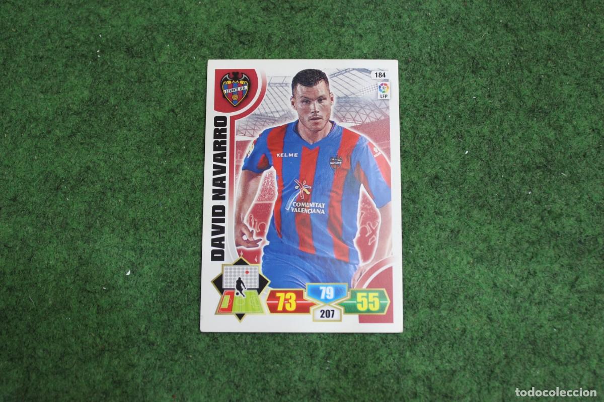 Cromos de f&uacute;tbol: 184 DAVID NAVARRO LEVANTE UD ADRENALYN XL 2013 2014 13 14 LALIGA SANTANDER
