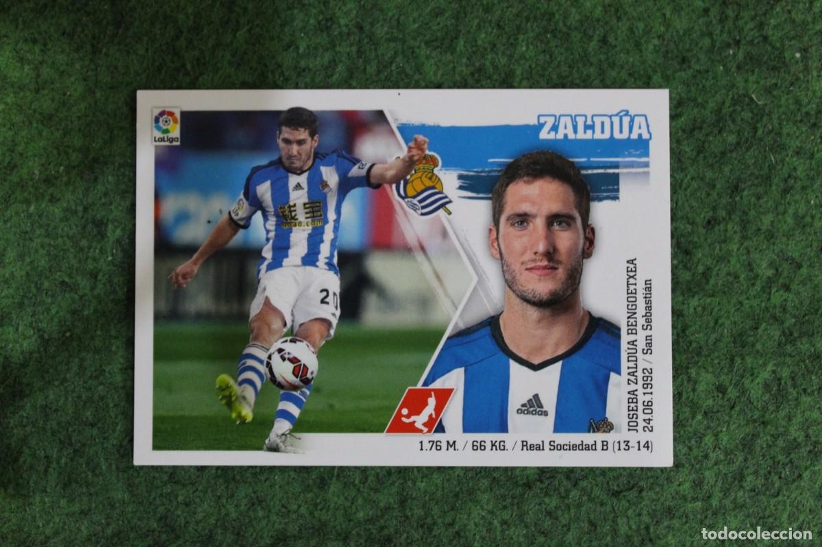 Cromos de f&uacute;tbol: 5 ZALD&Uacute;A REAL SOCIEDAD LIGA ESTE PANINI 2015 2016 LIGA BBVA