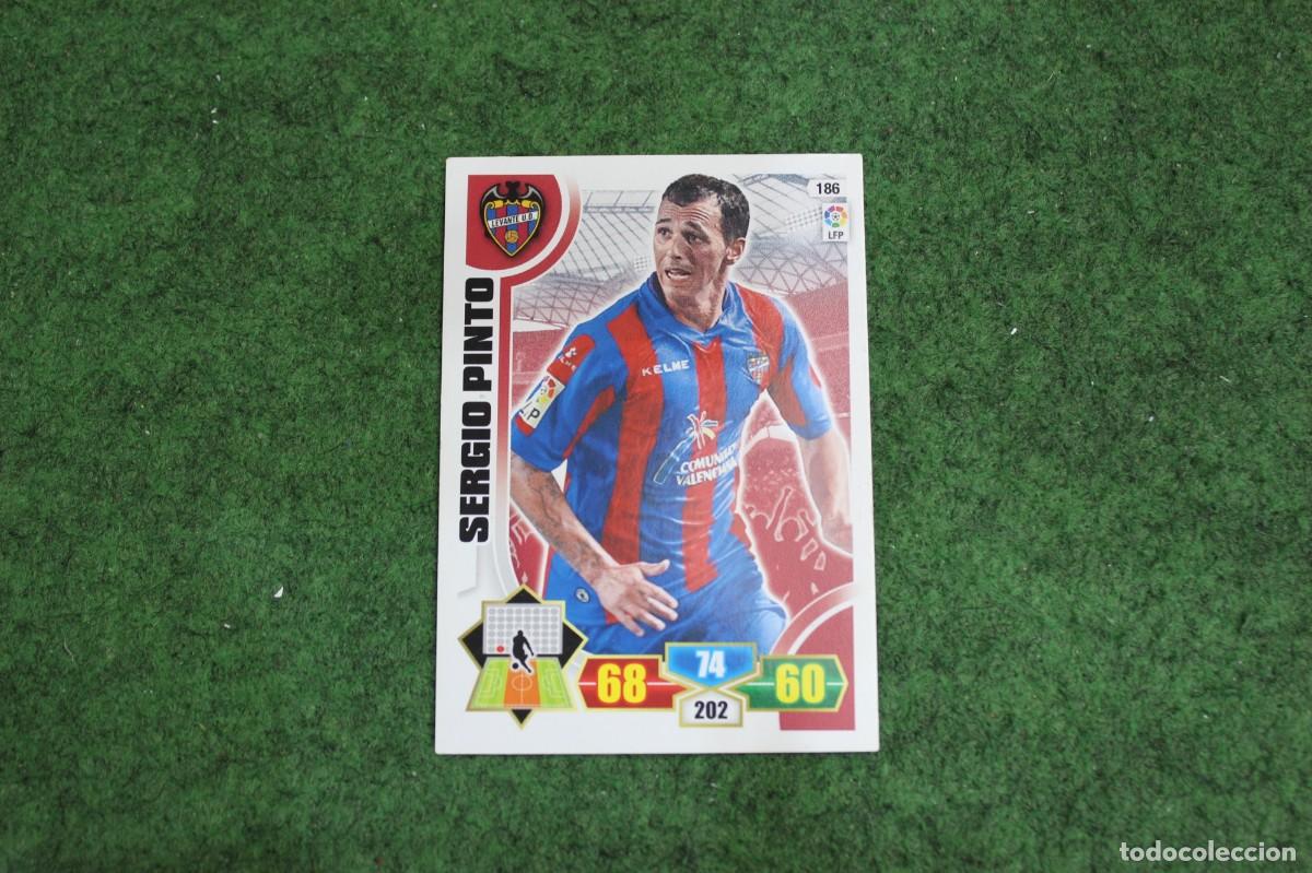 Cromos de f&uacute;tbol: 186 SERGIO PINTO LEVANTE UD ADRENALYN XL 2013 2014 13 14 LALIGA SANTANDER