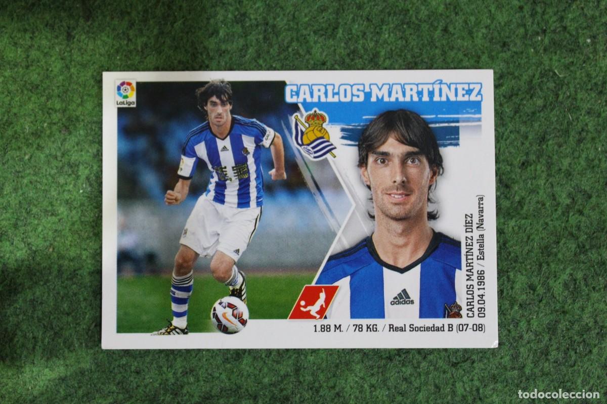 Cromos de f&uacute;tbol: 6 CARLOS MART&Iacute;NEZ REAL SOCIEDAD LIGA ESTE PANINI 2015 2016 LIGA BBVA