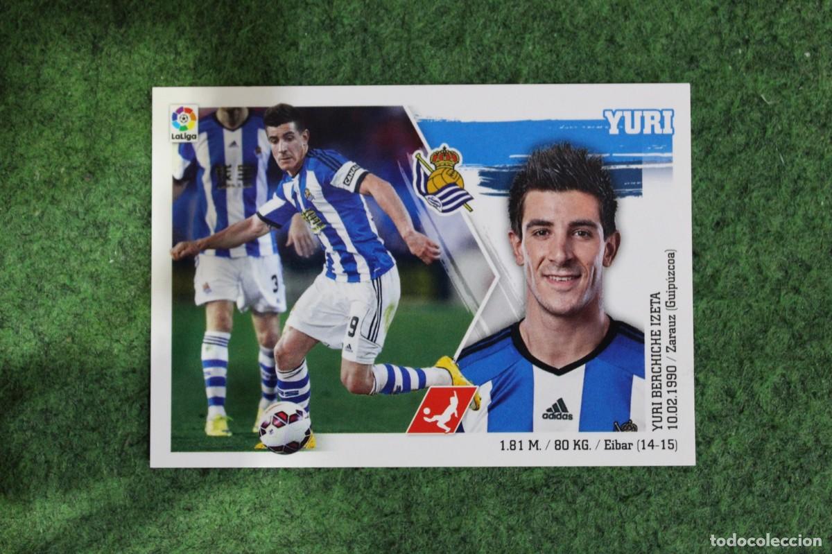 Cromos de f&uacute;tbol: 10 YURI REAL SOCIEDAD LIGA ESTE PANINI 2015 2016 LIGA BBVA