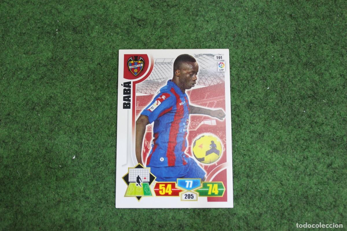 Fu&szlig;ball-Sticker: 191 BAB&Aacute; LEVANTE UD ADRENALYN XL 2013 2014 13 14 LALIGA SANTANDER