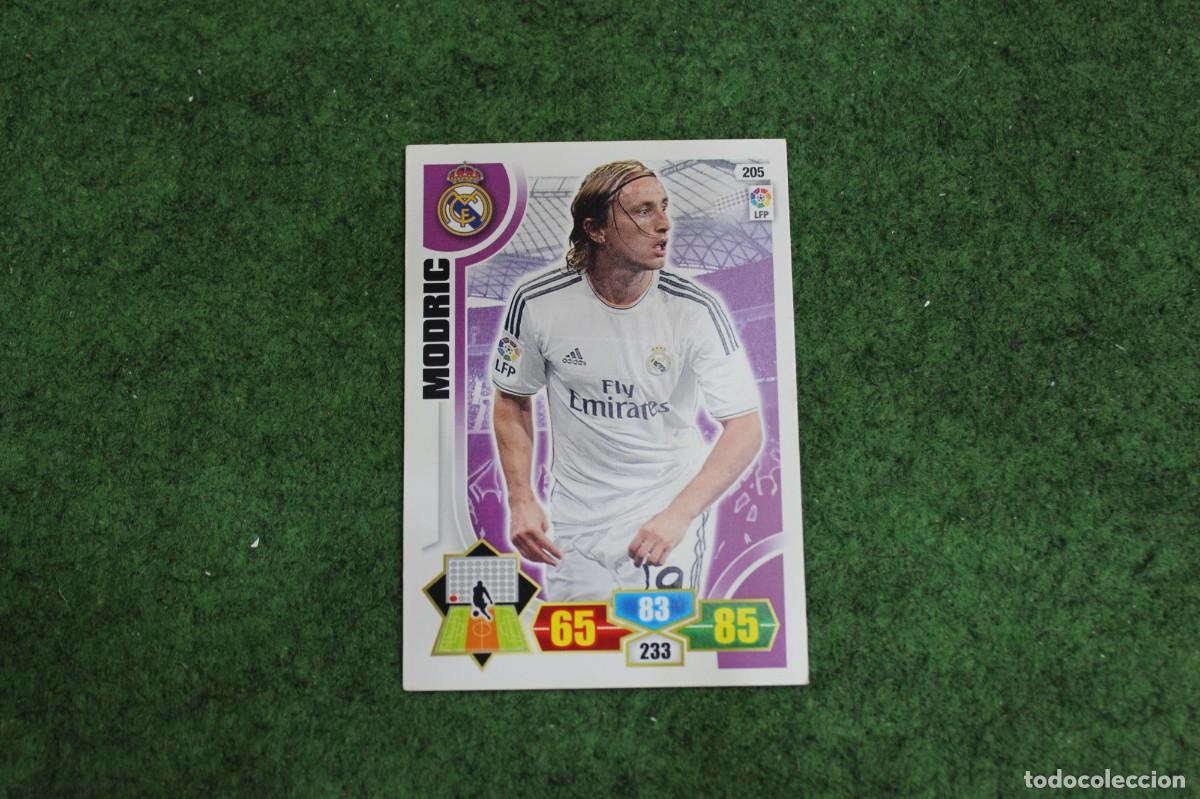 Fu&szlig;ball-Sticker: 205 MODRIC REAL MADRID ADRENALYN XL 2013 2014 13 14 LALIGA SANTANDER