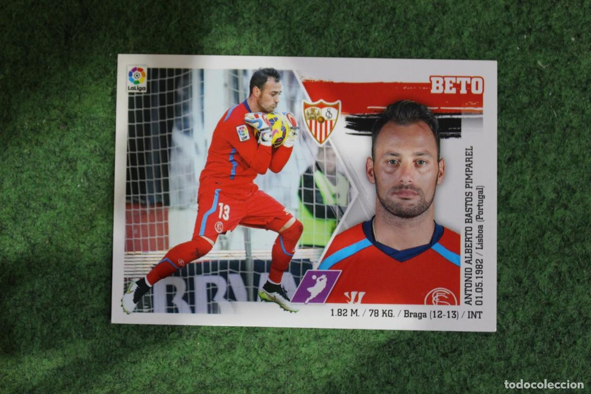 Cromos de f&uacute;tbol: 4 BETO SEVILLA LIGA ESTE PANINI 2015 2016 LIGA BBVA