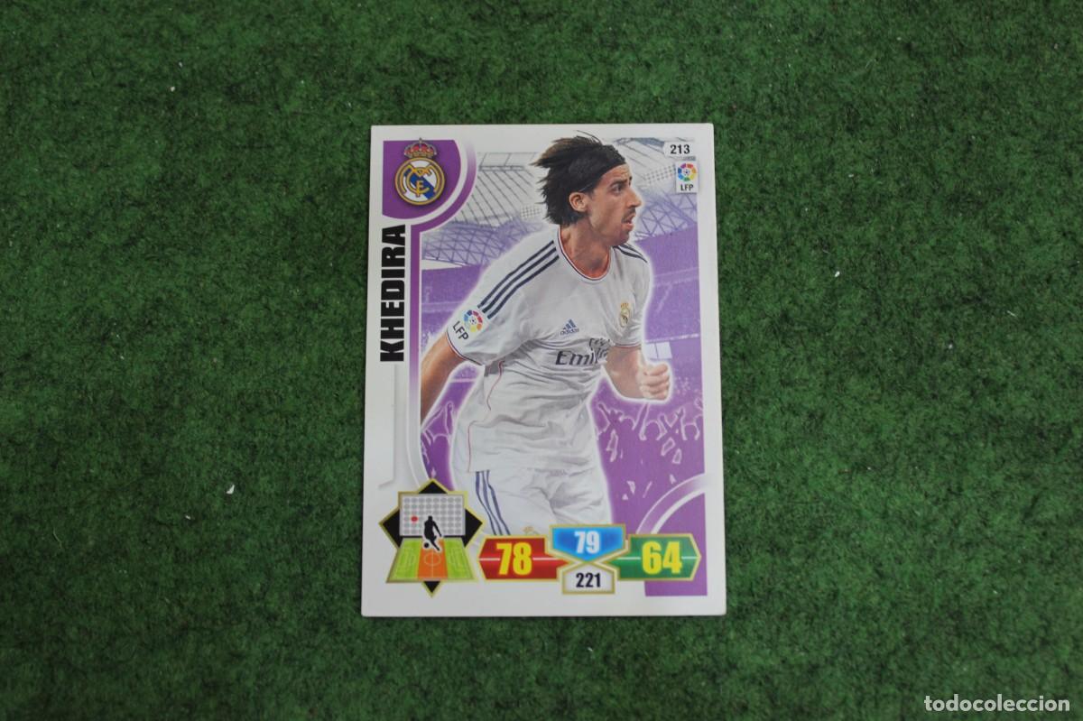 Cromos de f&uacute;tbol: 213 KHEDIRA REAL MADRID ADRENALYN XL 2013 2014 13 14 LALIGA SANTANDER