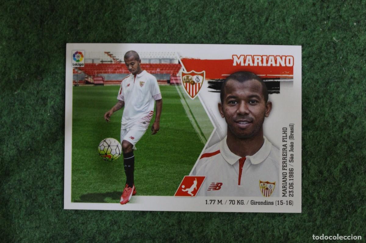 Cromos de f&uacute;tbol: 6 MARIANO SEVILLA LIGA ESTE PANINI 2015 2016 LIGA BBVA