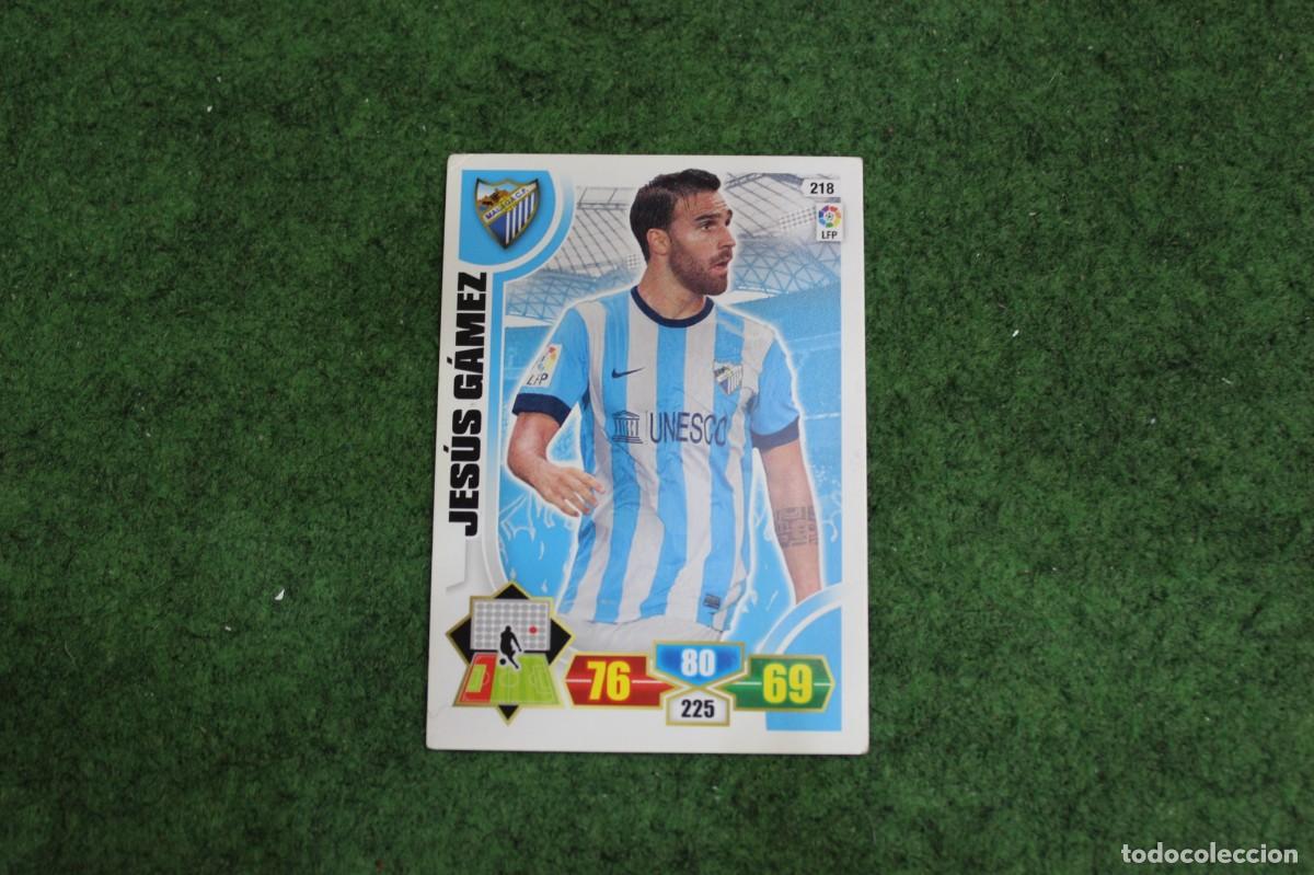 Cromos de f&uacute;tbol: 218 JES&Uacute;S G&Aacute;MEZ M&Aacute;LAGA CF ADRENALYN XL 2013 2014 13 14 LALIGA SANTANDER