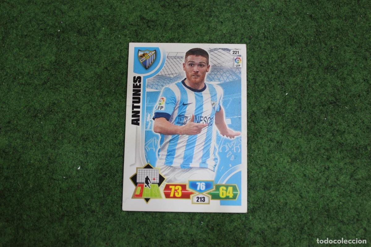 Cromos de f&uacute;tbol: 221 ANTUNES M&Aacute;LAGA CF ADRENALYN XL 2013 2014 13 14 LALIGA SANTANDER