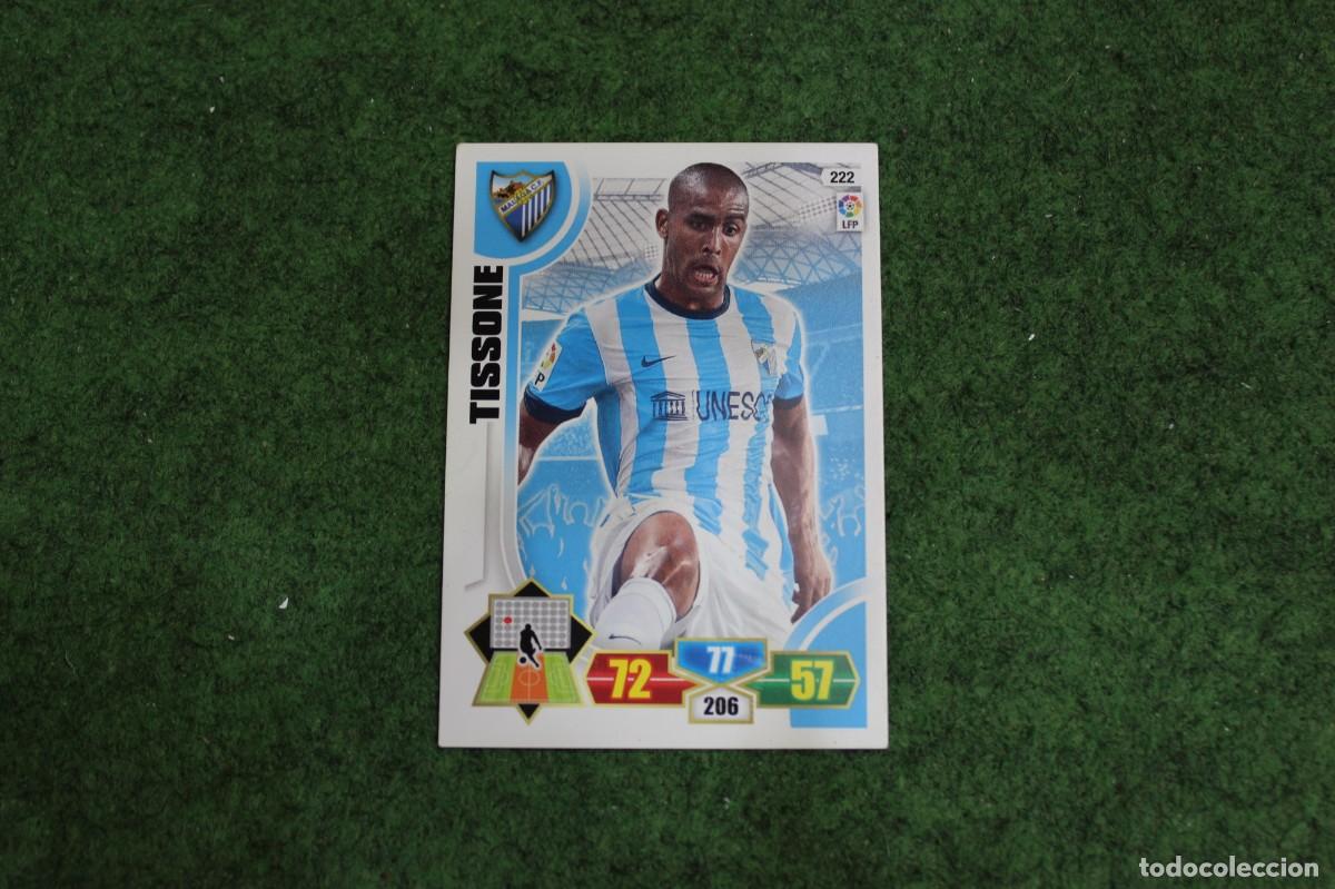 Cromos de f&uacute;tbol: 222 TISSONE M&Aacute;LAGA CF ADRENALYN XL 2013 2014 13 14 LALIGA SANTANDER