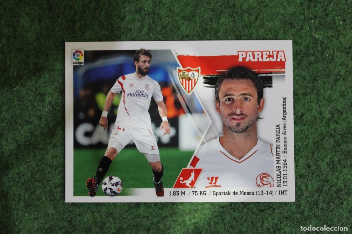 Cromos de f&uacute;tbol: 8 PAREJA SEVILLA LIGA ESTE PANINI 2015 2016 LIGA BBVA