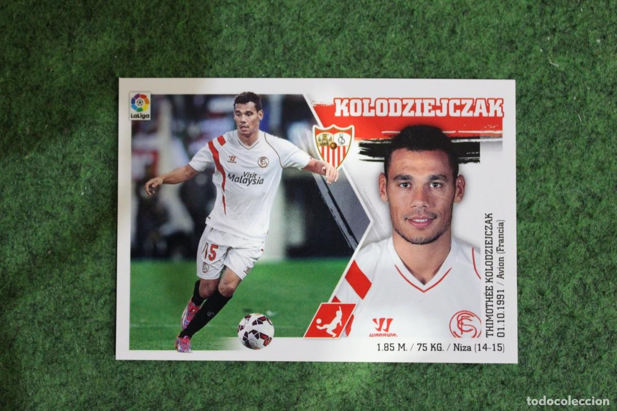 Cromos de f&uacute;tbol: 9 KOLODZIEJCZAK SEVILLA LIGA ESTE PANINI 2015 2016 LIGA BBVA