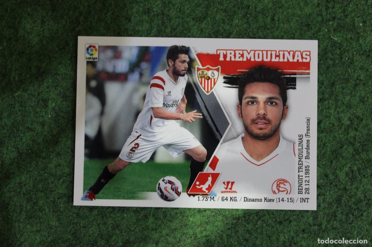 Cromos de f&uacute;tbol: 10 TREMOULINAS SEVILLA LIGA ESTE PANINI 2015 2016 LIGA BBVA