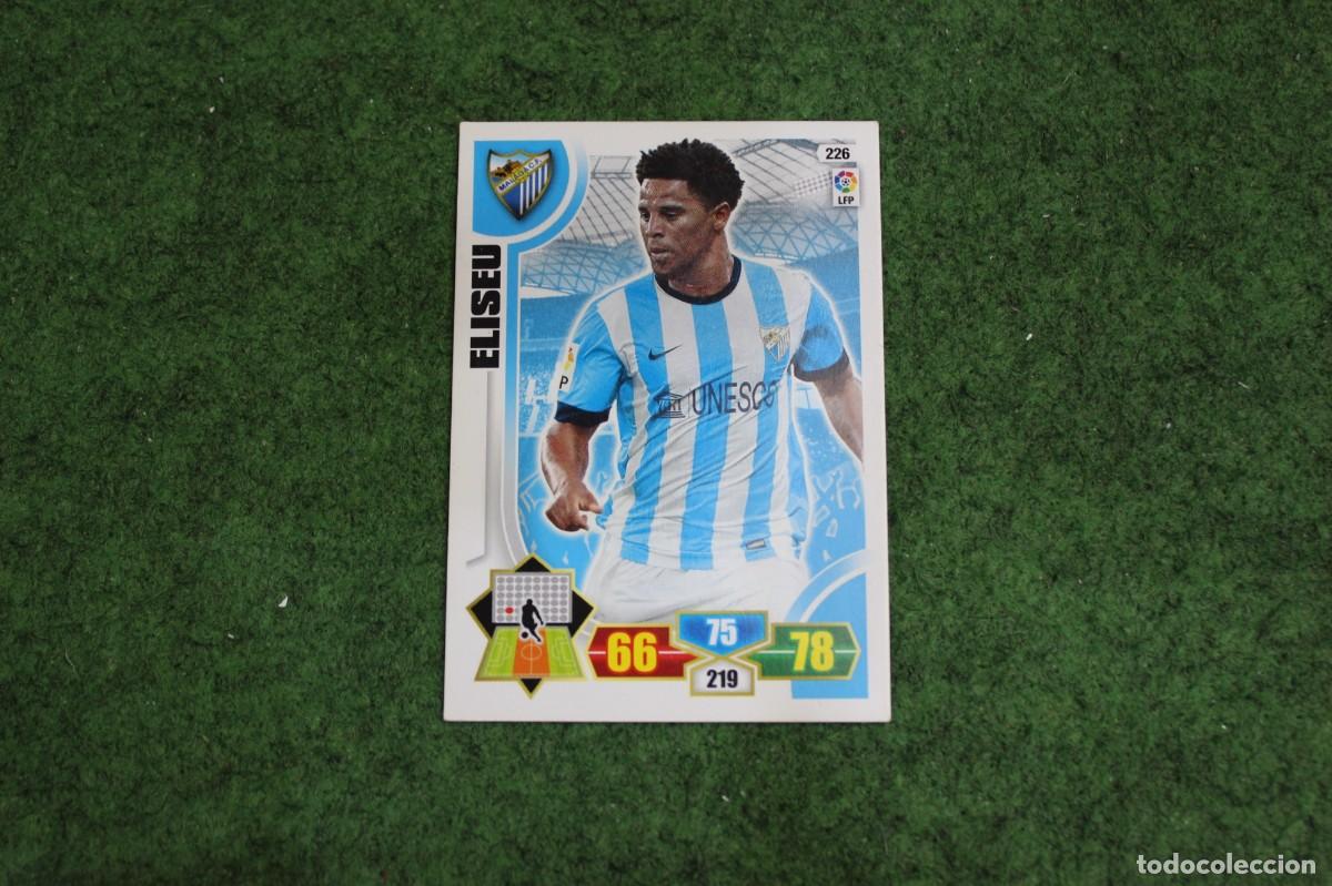 Cromos de f&uacute;tbol: 226 ELISEU M&Aacute;LAGA CF ADRENALYN XL 2013 2014 13 14 LALIGA SANTANDER