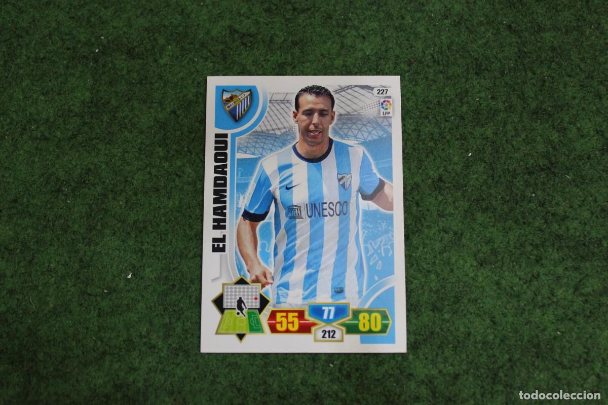 Cromos de f&uacute;tbol: 227 EL HAMDAOUI M&Aacute;LAGA CF ADRENALYN XL 2013 2014 13 14 LALIGA SANTANDER