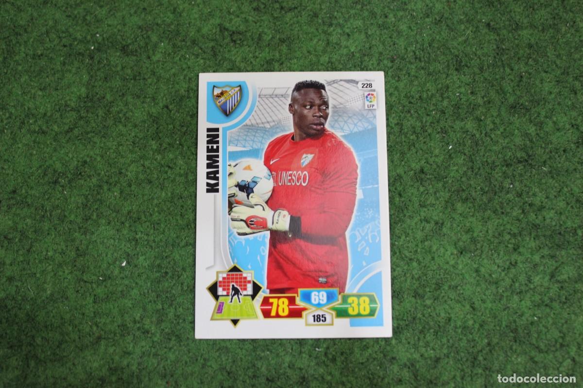 Cromos de f&uacute;tbol: 228 KAMENI M&Aacute;LAGA CF ADRENALYN XL 2013 2014 13 14 LALIGA SANTANDER