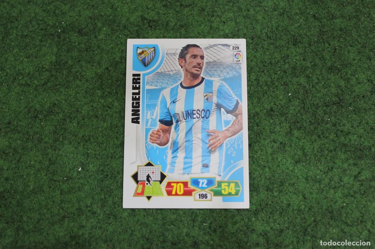 Cromos de f&uacute;tbol: 229 ANGELERI M&Aacute;LAGA CF ADRENALYN XL 2013 2014 13 14 LALIGA SANTANDER