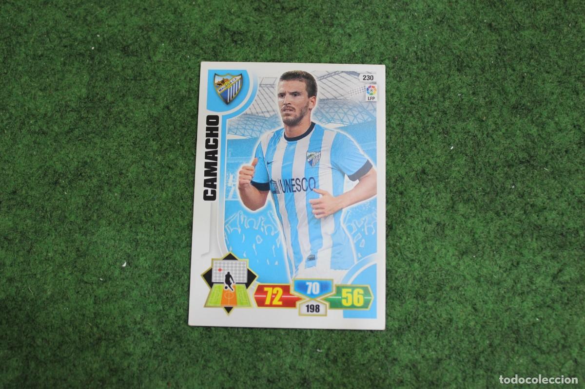 Cromos de f&uacute;tbol: 230 CAMACHO M&Aacute;LAGA CF ADRENALYN XL 2013 2014 13 14 LALIGA SANTANDER