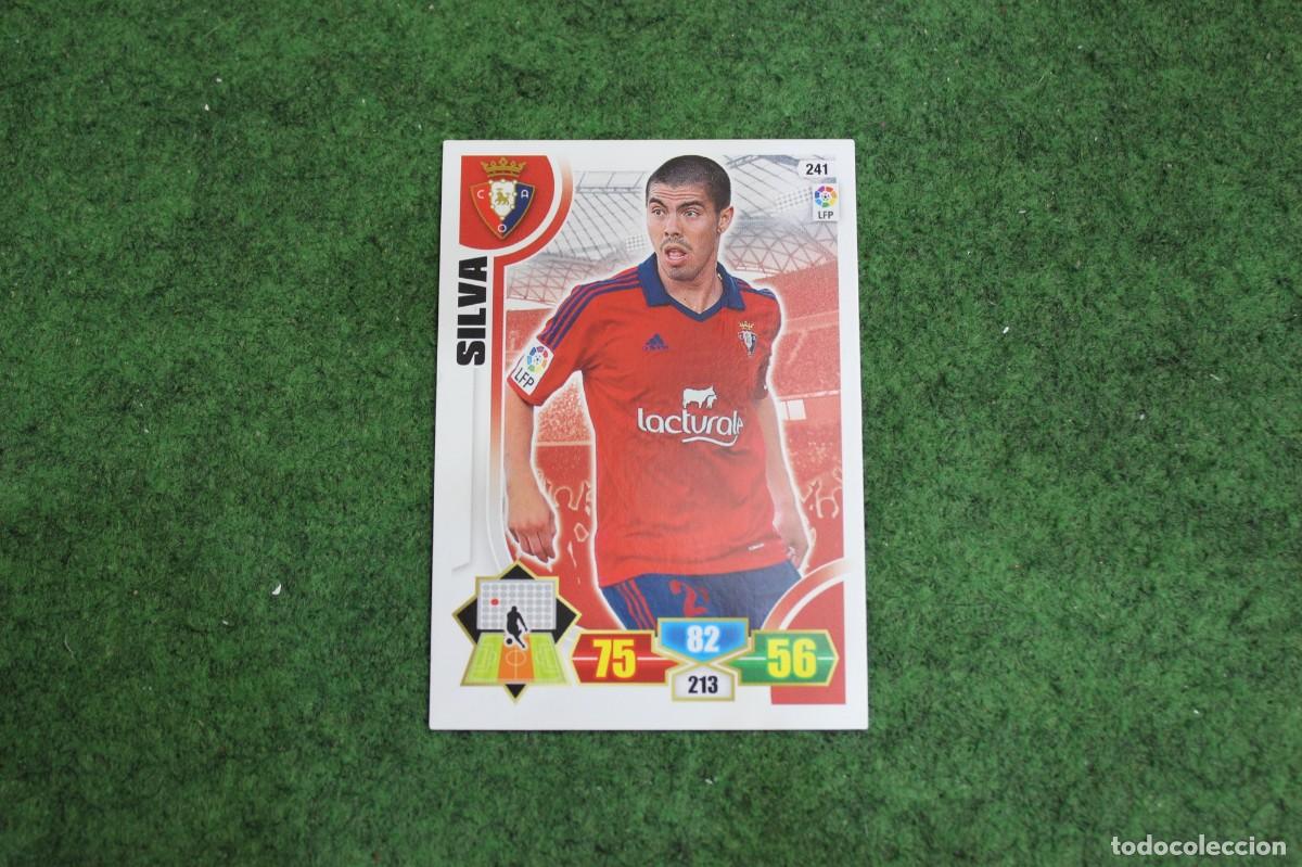 Cromos de f&uacute;tbol: 241 SILVA CA OSASUNA ADRENALYN XL 2013 2014 13 14 LALIGA SANTANDER