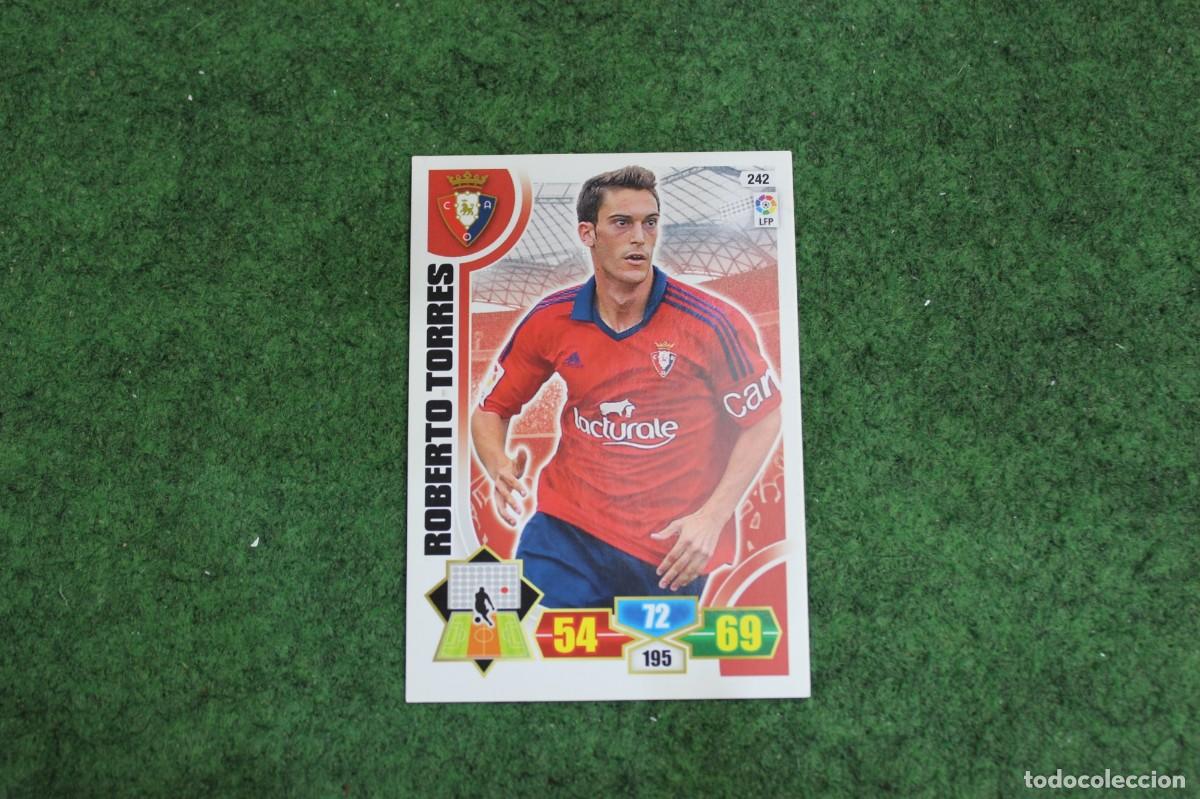 Cromos de f&uacute;tbol: 242 ROBERTO TORRES CA OSASUNA ADRENALYN XL 2013 2014 13 14 LALIGA SANTANDER