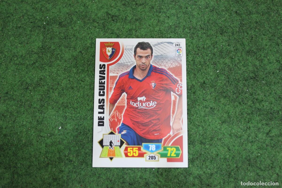 Cromos de f&uacute;tbol: 243 DE LAS CUEVAS CA OSASUNA ADRENALYN XL 2013 2014 13 14 LALIGA SANTANDER