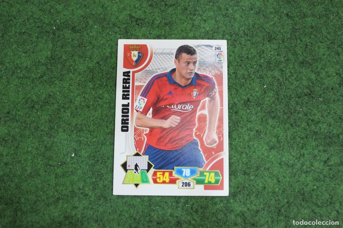 Cromos de f&uacute;tbol: 245 ORIOL RIERA CA OSASUNA ADRENALYN XL 2013 2014 13 14 LALIGA SANTANDER