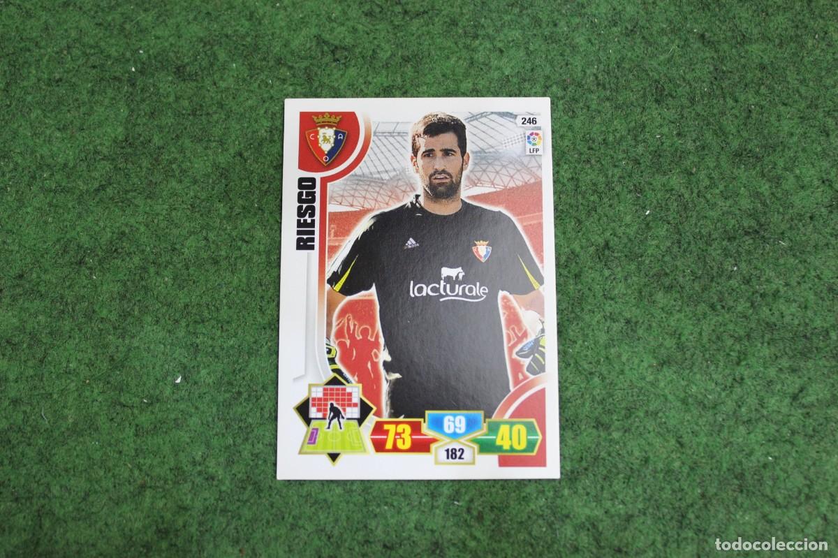 Cromos de f&uacute;tbol: 246 RIESGO CA OSASUNA ADRENALYN XL 2013 2014 13 14 LALIGA SANTANDER