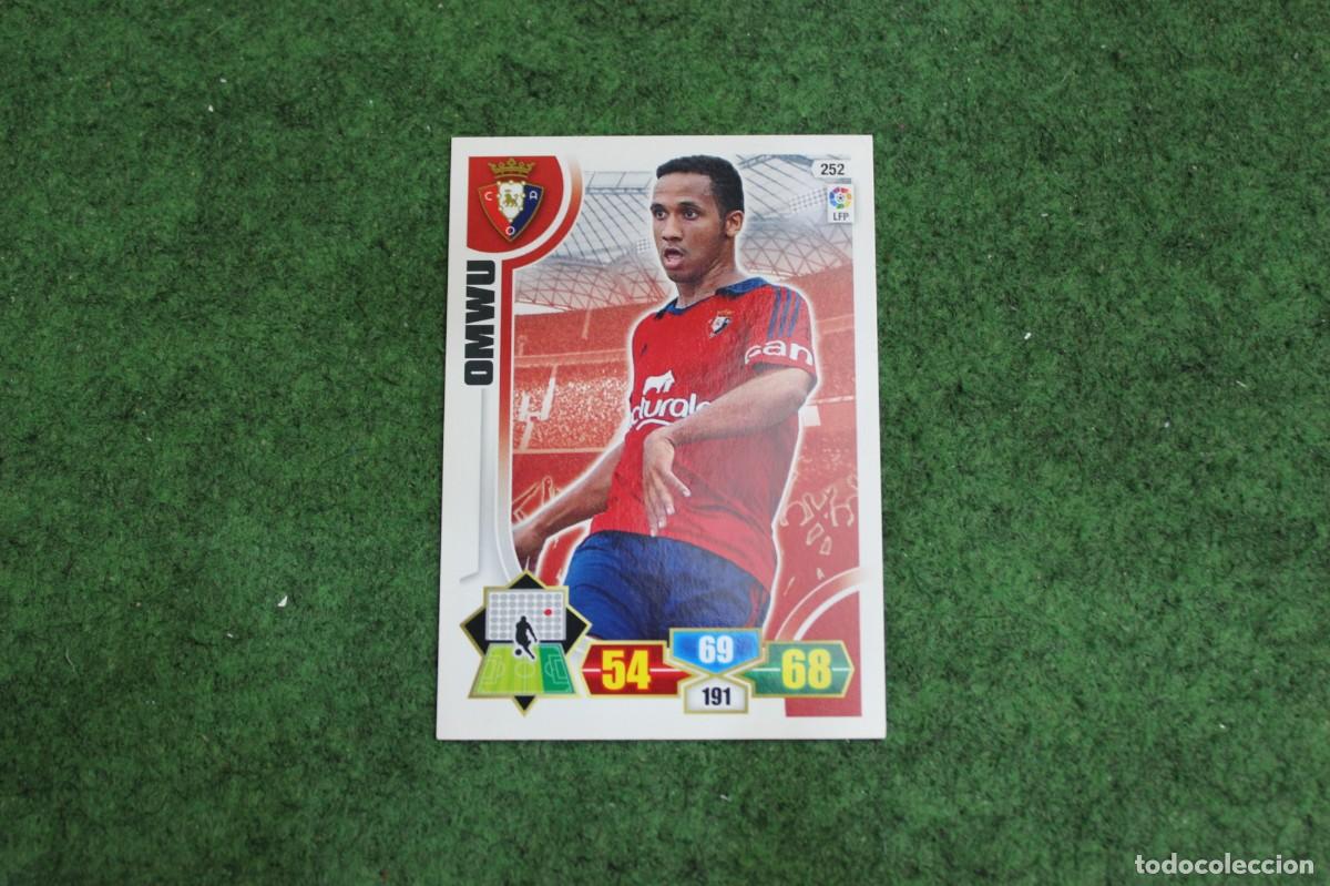 Cromos de f&uacute;tbol: 252 OMWU CA OSASUNA ADRENALYN XL 2013 2014 13 14 LALIGA SANTANDER