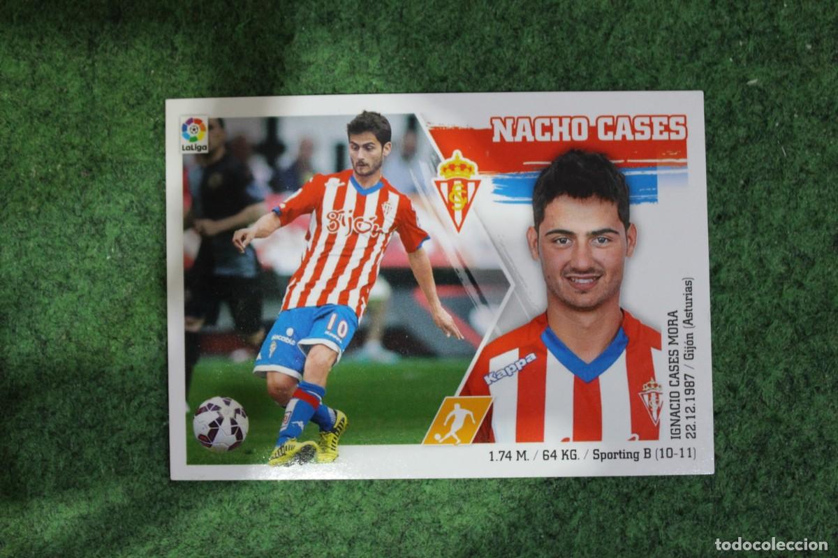 Cromos de f&uacute;tbol: 11 NACHO CASES SPORTING LIGA ESTE PANINI 2015 2016 LIGA BBVA