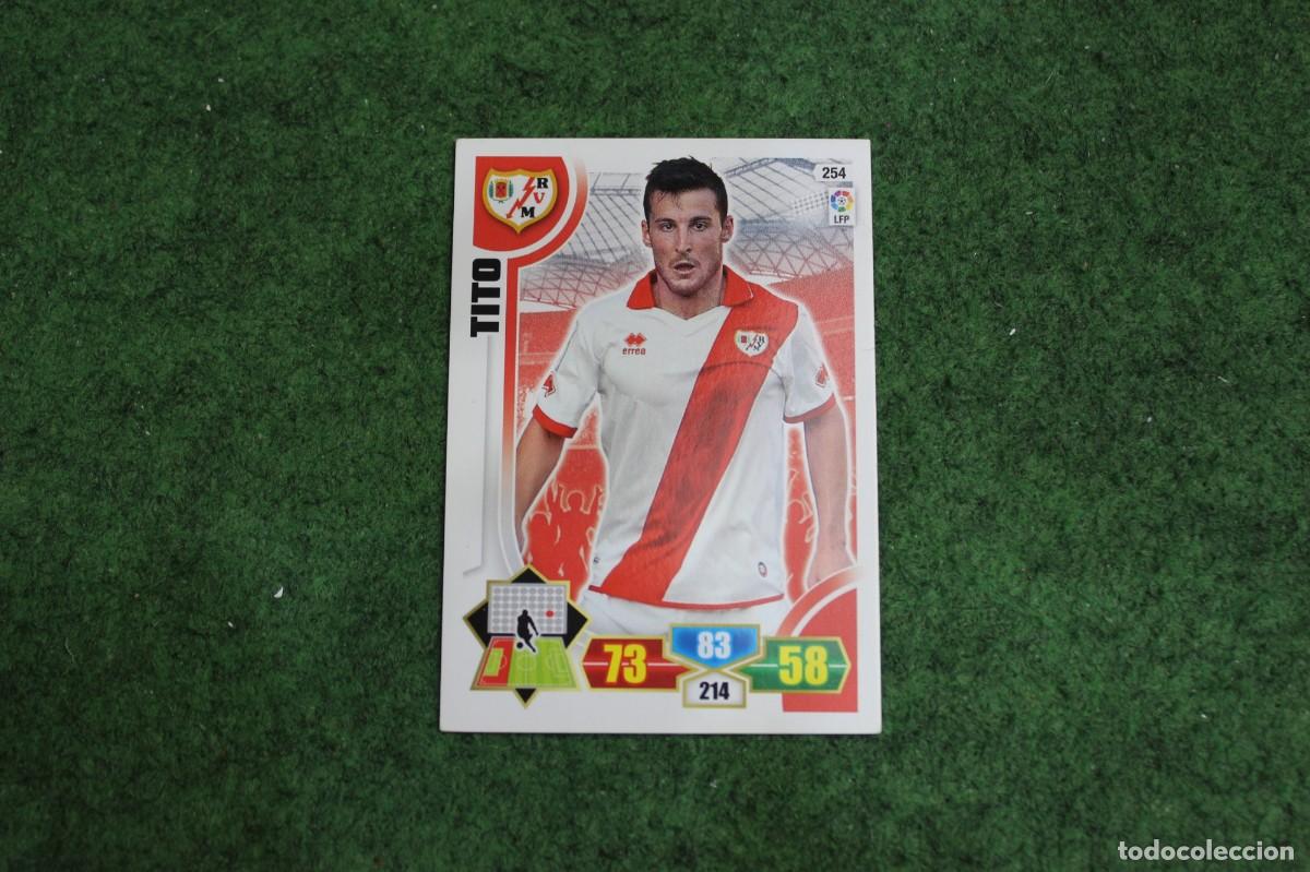 Cromos de f&uacute;tbol: 254 TITO RAYO VALLECANO ADRENALYN XL 2013 2014 13 14 LALIGA SANTANDER