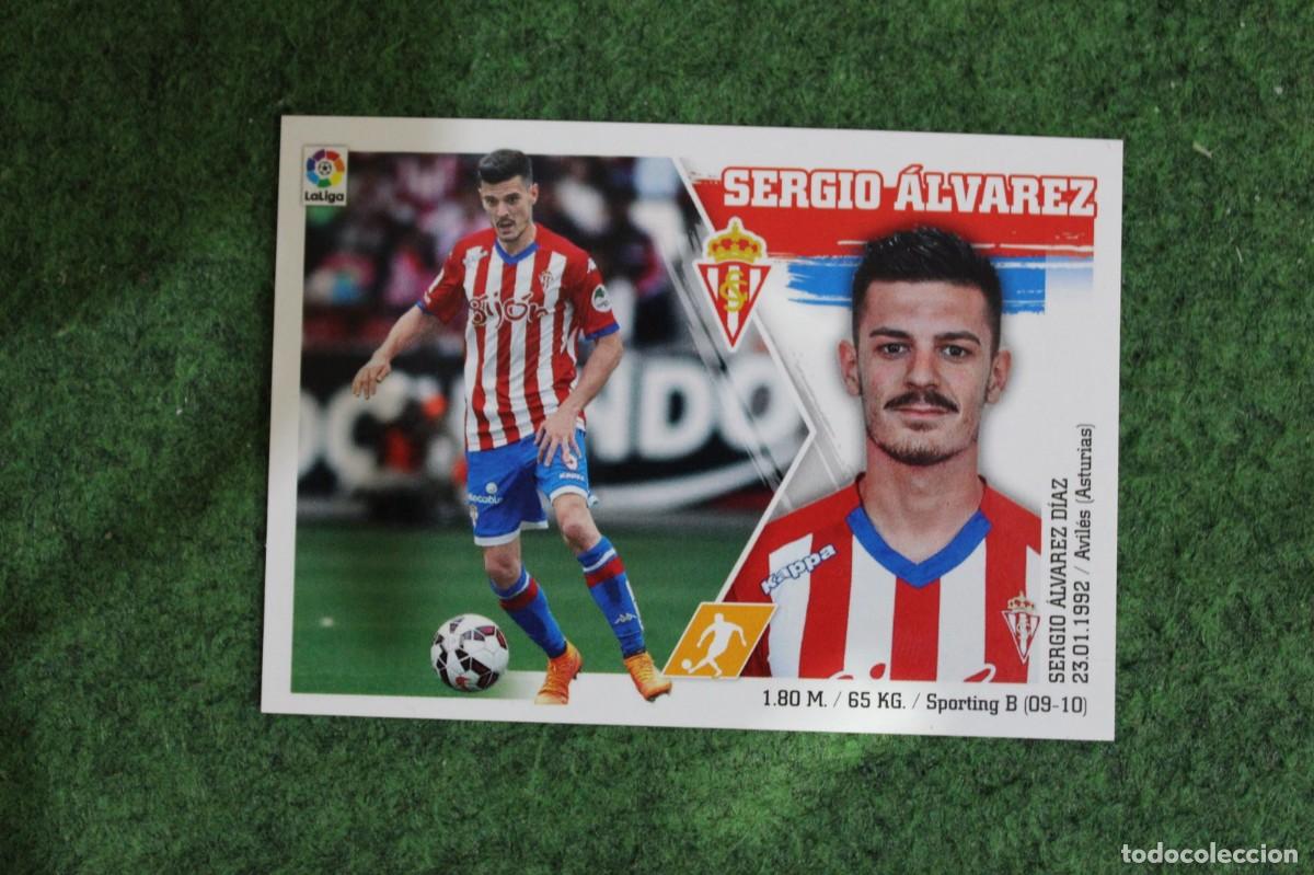 Cromos de f&uacute;tbol: 13 SERGIO &Aacute;LVAREZ SPORTING LIGA ESTE PANINI 2015 2016 LIGA BBVA