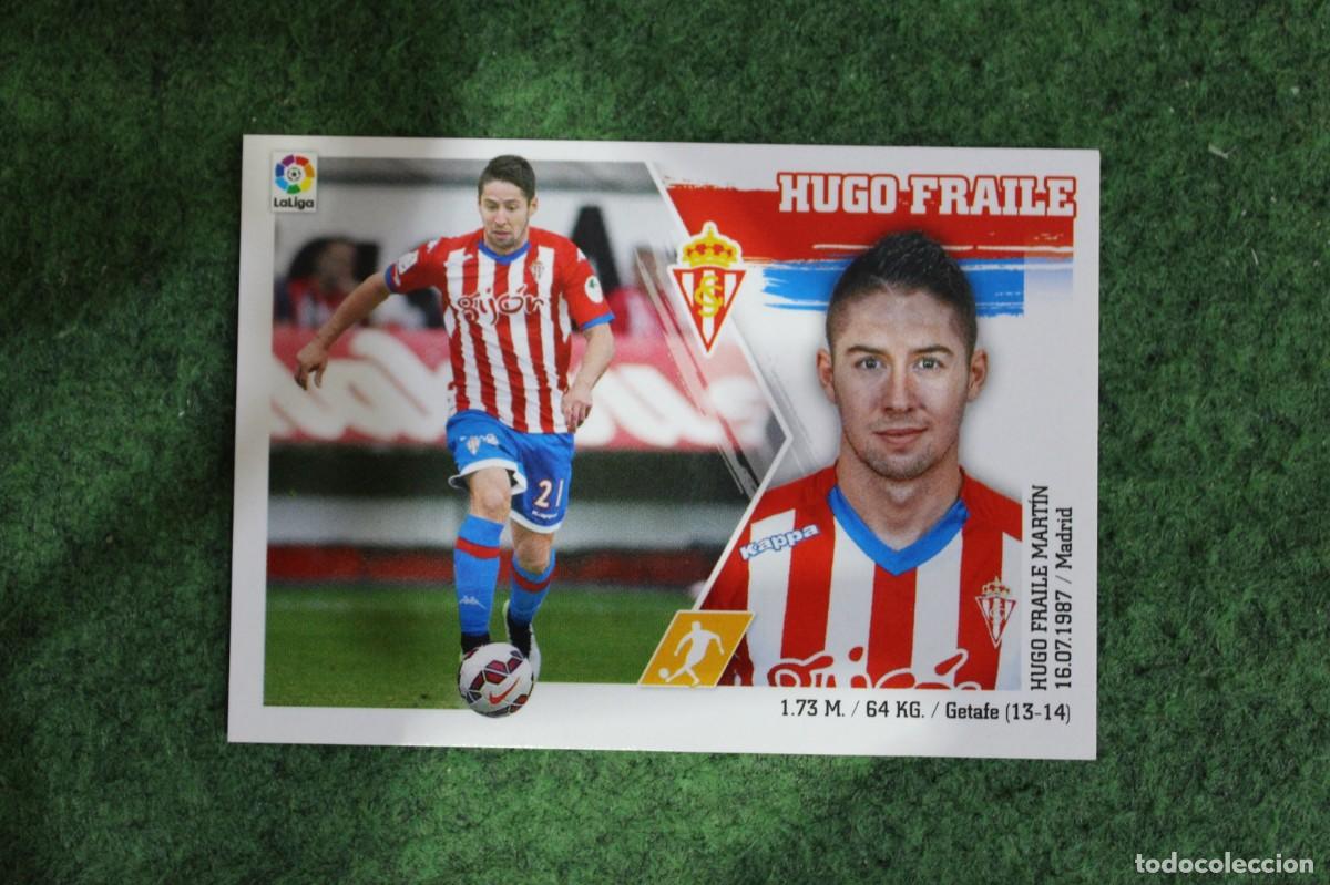 Cromos de f&uacute;tbol: 17 HUGO FRAILE SPORTING LIGA ESTE PANINI 2015 2016 LIGA BBVA