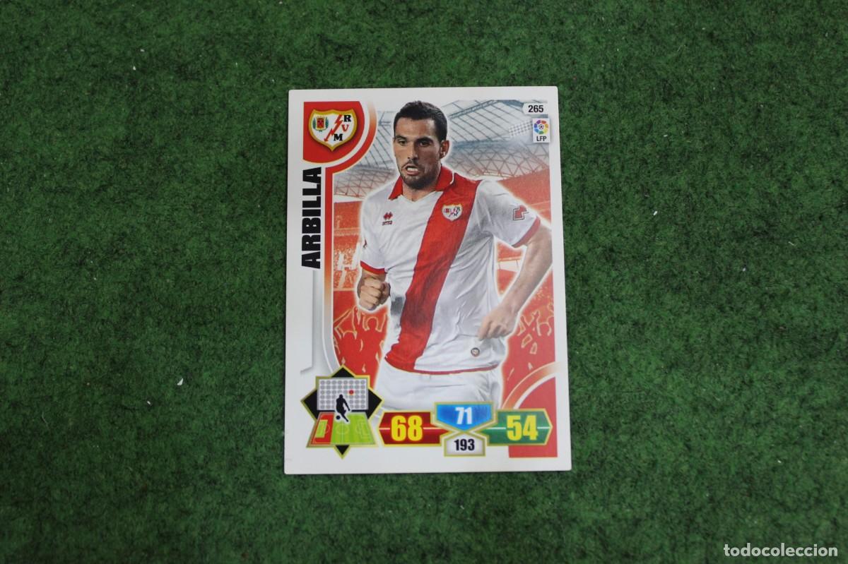 Cromos de f&uacute;tbol: 265 ARBILLA RAYO VALLECANO ADRENALYN XL 2013 2014 13 14 LALIGA SANTANDER
