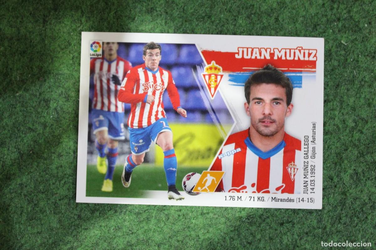 Cartes &agrave; collectionner de Football: 22 JUAN MU&Ntilde;IZ SPORTING LIGA ESTE PANINI 2015 2016 LIGA BBVA