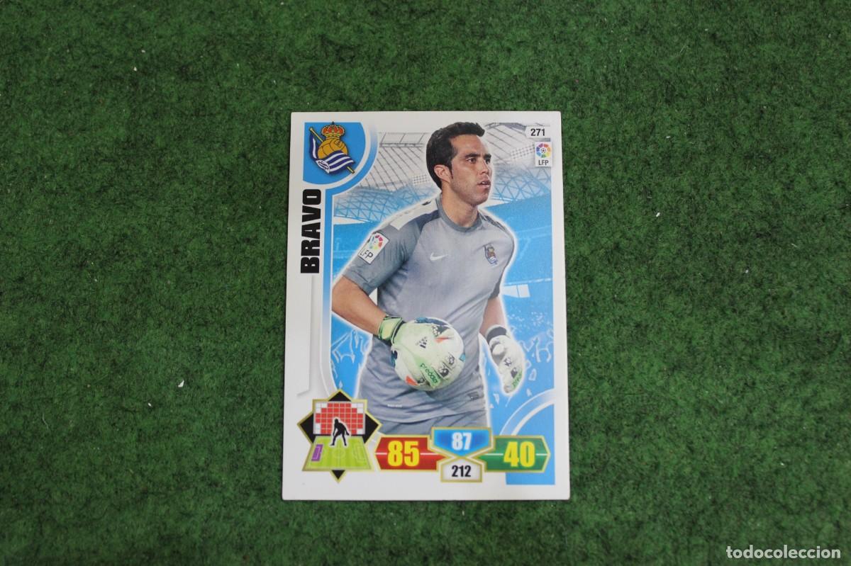 Cromos de f&uacute;tbol: 271 BRAVO REAL SOCIEDAD ADRENALYN XL 2013 2014 13 14 LALIGA SANTANDER