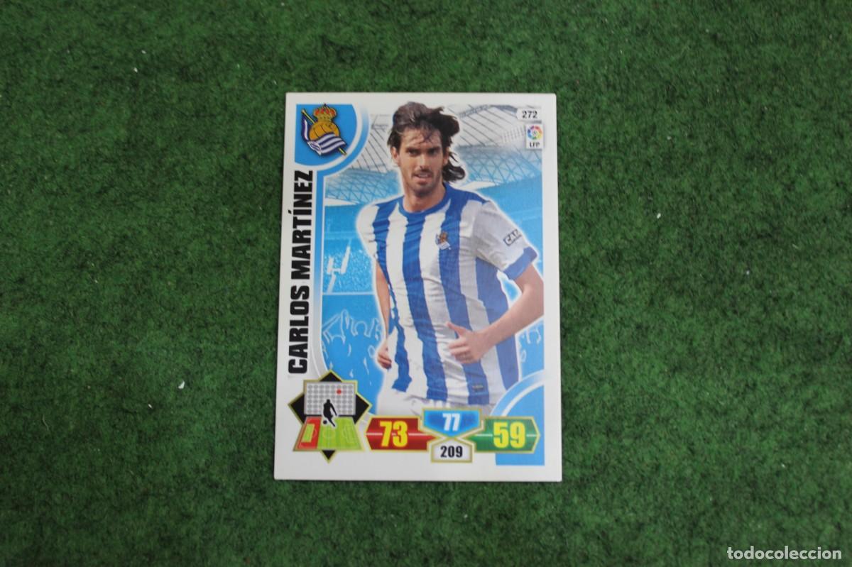 Cromos de f&uacute;tbol: 272 CARLOS MART&Iacute;NEZ REAL SOCIEDAD ADRENALYN XL 2013 2014 13 14 LALIGA SANTANDER