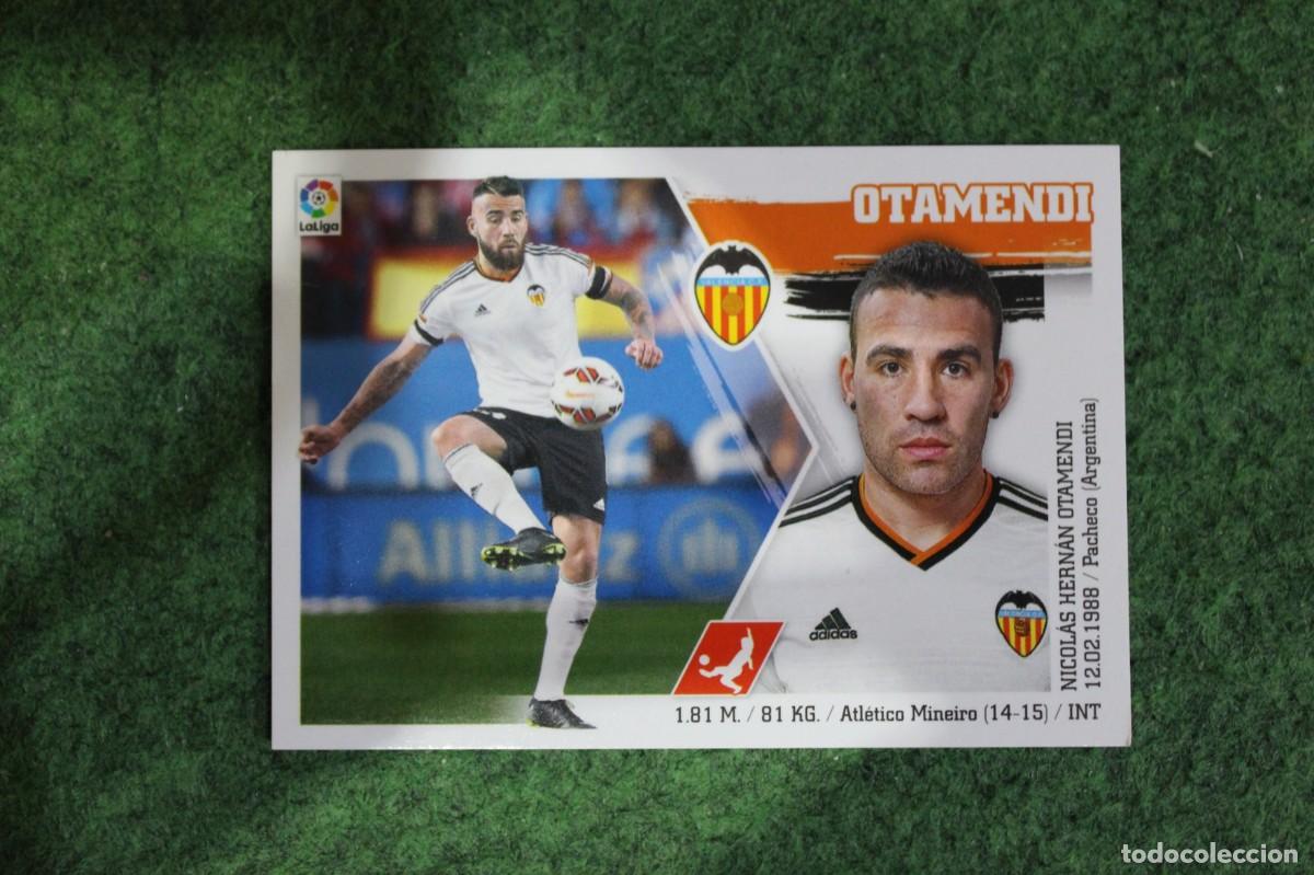 Cartes &agrave; collectionner de Football: 7 OTAMENDI VALENCIA LIGA ESTE PANINI 2015 2016 LIGA BBVA