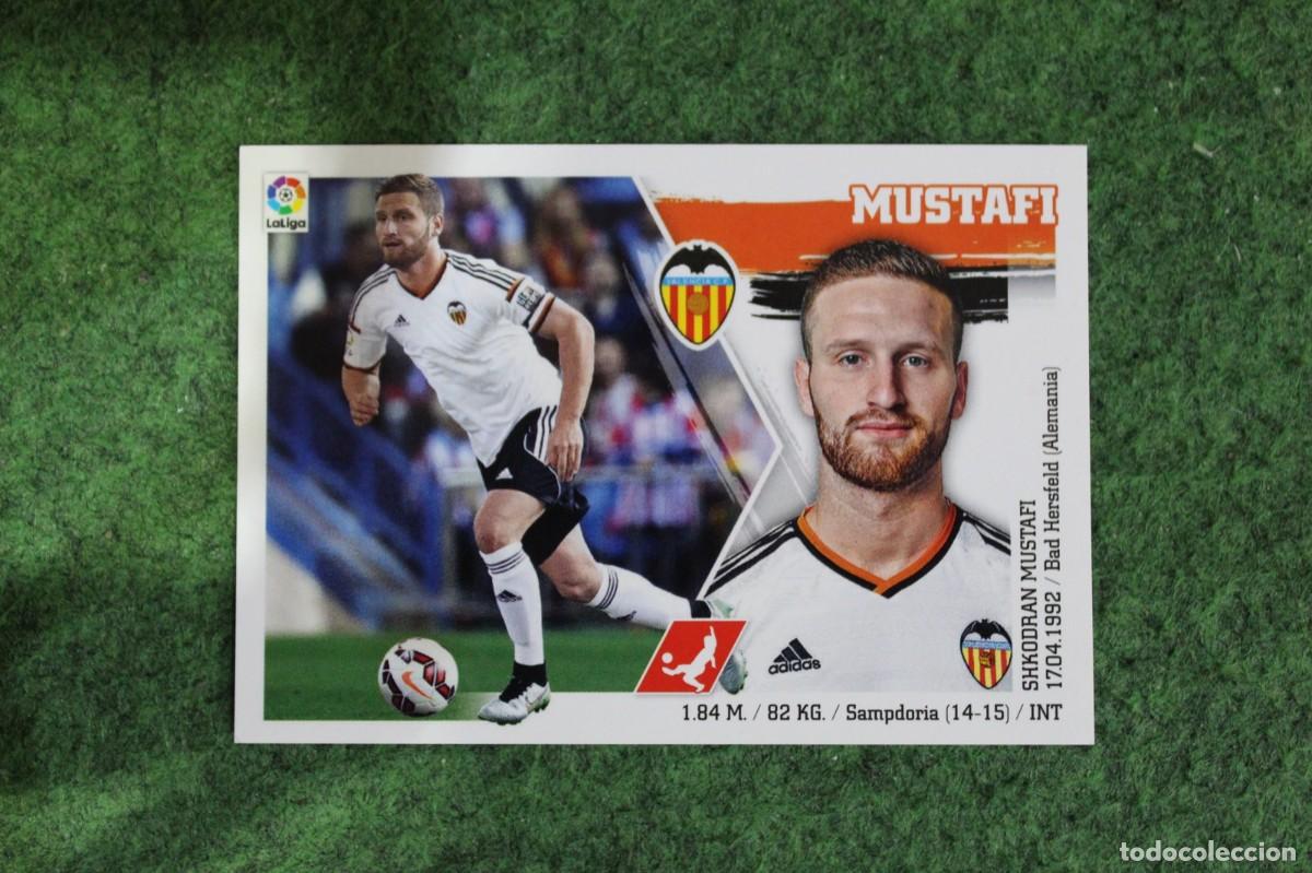 Cartes &agrave; collectionner de Football: 8 MUSTAFI VALENCIA LIGA ESTE PANINI 2015 2016 LIGA BBVA