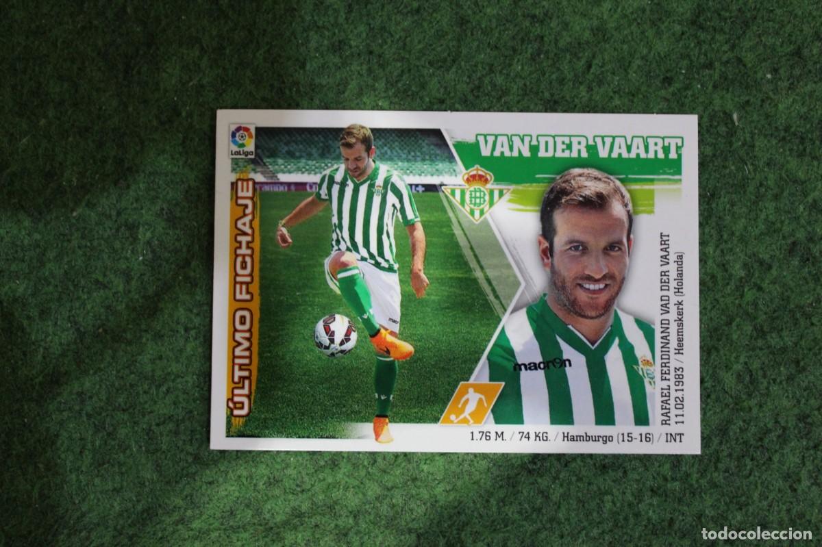 Cromos de f&uacute;tbol: #2 VAN DER VAART BETIS ULTIMOS FICHAJES LIGA ESTE PANINI 2015 2016 LIGA BBVA