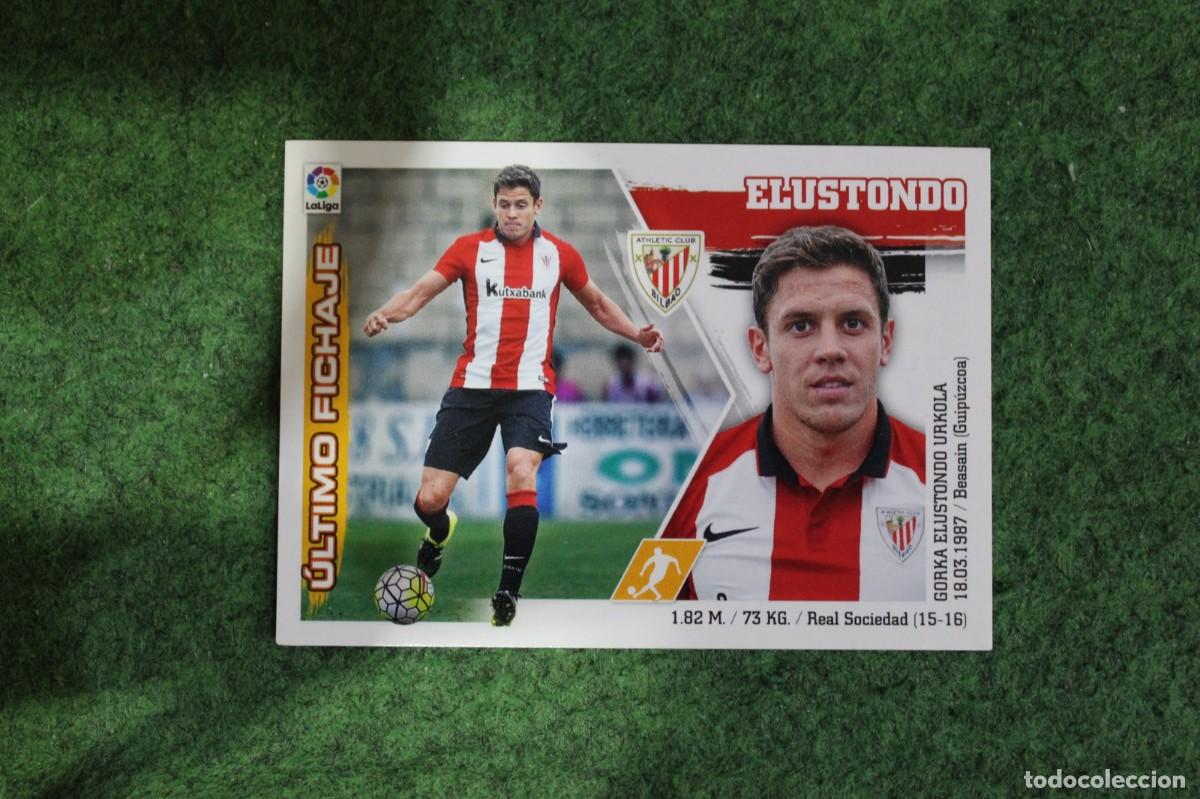 Cromos de f&uacute;tbol: #4 ELUSTONDO ATHLETIC CLUB ULTIMOS FICHAJES LIGA ESTE PANINI 2015 2016 LIGA BBVA