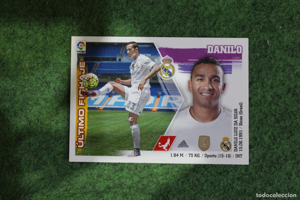 Cromos de f&uacute;tbol: #5 DANILO REAL MADRID ULTIMOS FICHAJES LIGA ESTE PANINI 2015 2016 LIGA BBVA