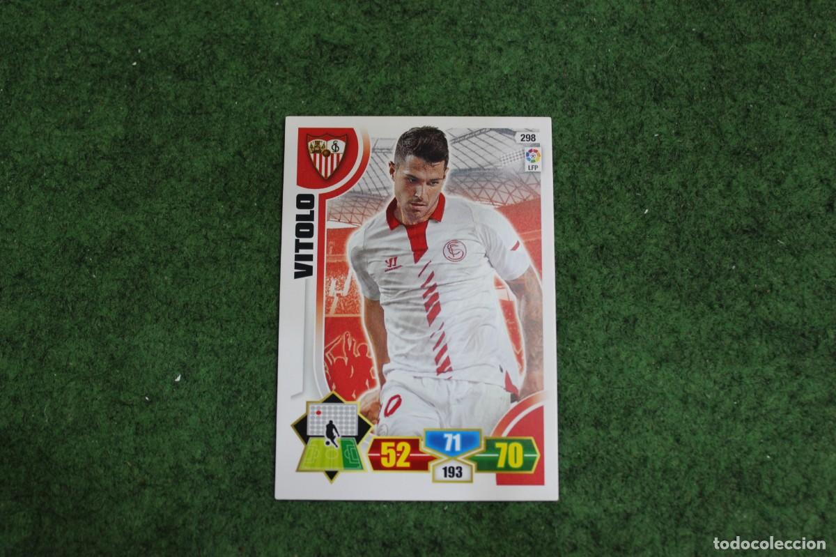 Cromos de f&uacute;tbol: 298 VITOLO SEVILLA FC ADRENALYN XL 2013 2014 13 14 LALIGA SANTANDER