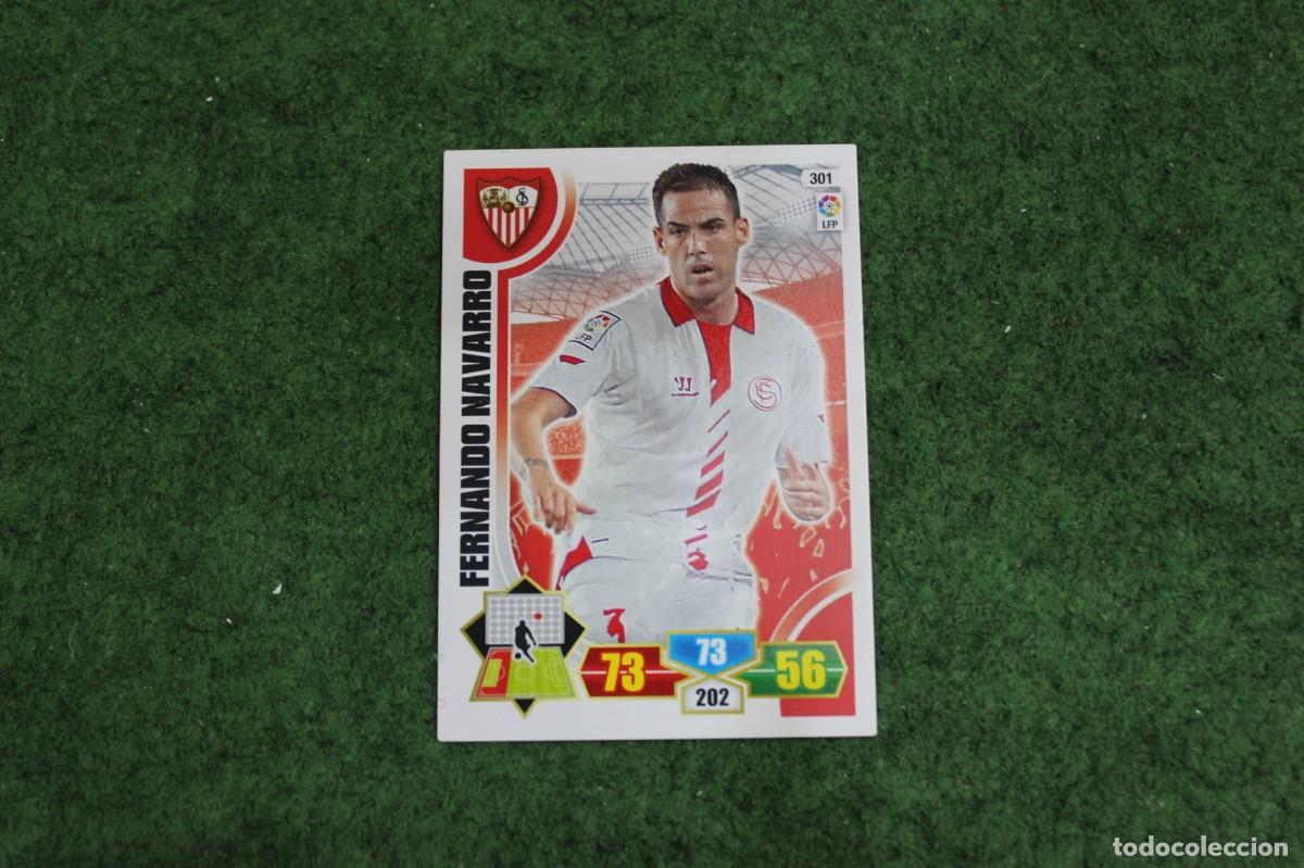 Cromos de f&uacute;tbol: 301 FERNANDO NAVARRO SEVILLA FC ADRENALYN XL 2013 2014 13 14 LALIGA SANTANDER