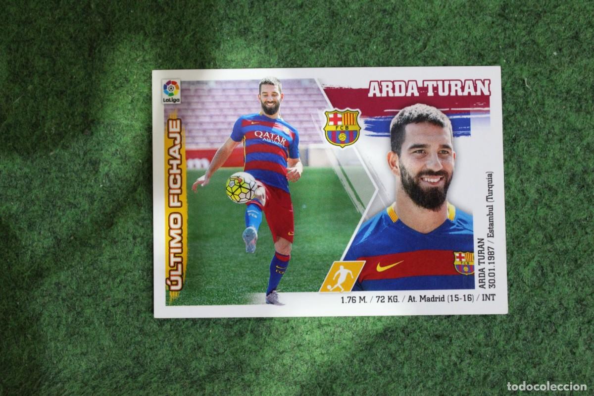 Cromos de f&uacute;tbol: #8 ARDA TURAN BARCELONA ULTIMOS FICHAJES LIGA ESTE PANINI 2015 2016 LIGA BBVA