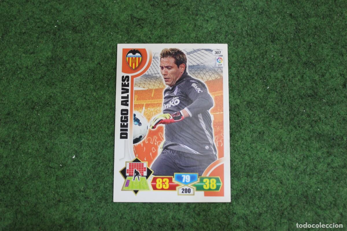 Cromos de f&uacute;tbol: 307 DIEGO ALVES VALENCIA CF ADRENALYN XL 2013 2014 13 14 LALIGA SANTANDER